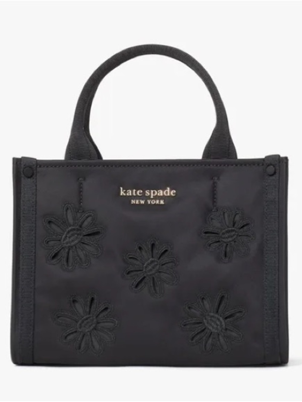 Kate Spade The Little Better Sam Embroidered Nylon Mini Tote
